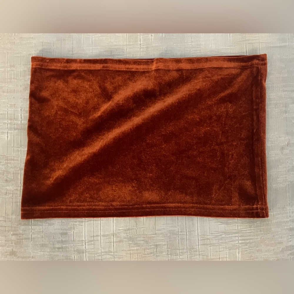 Velvet Infinity Dress - Rust-orange - EUC - Picture 3 of 4